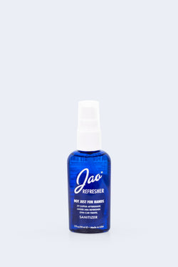 Small Bottle of blue Jao Refresher sanitizer - hand sanitizer