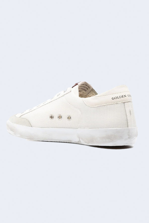 Men's Super-Star Penstar Nabuk Star Nappa Heel in White Black Beige