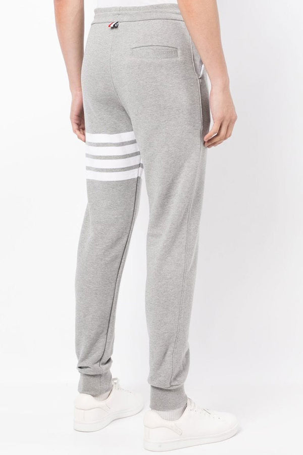 4Bar Loop Back Sweatpant in Light Grey