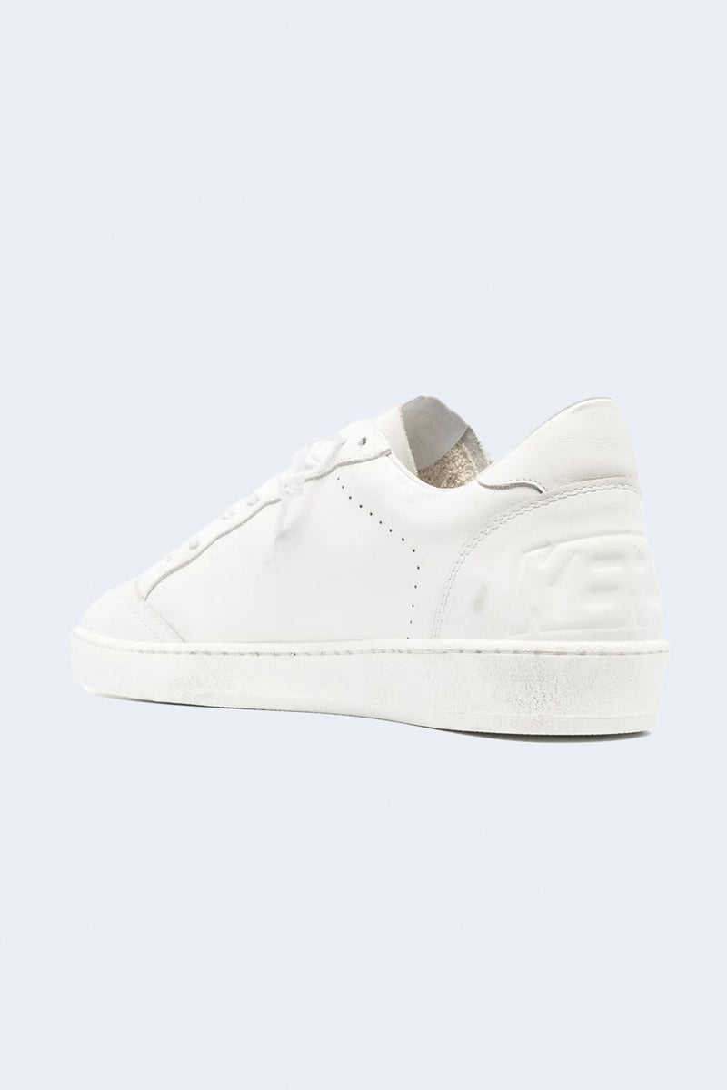 Men's Ballster Leather Sneaker in Optic White