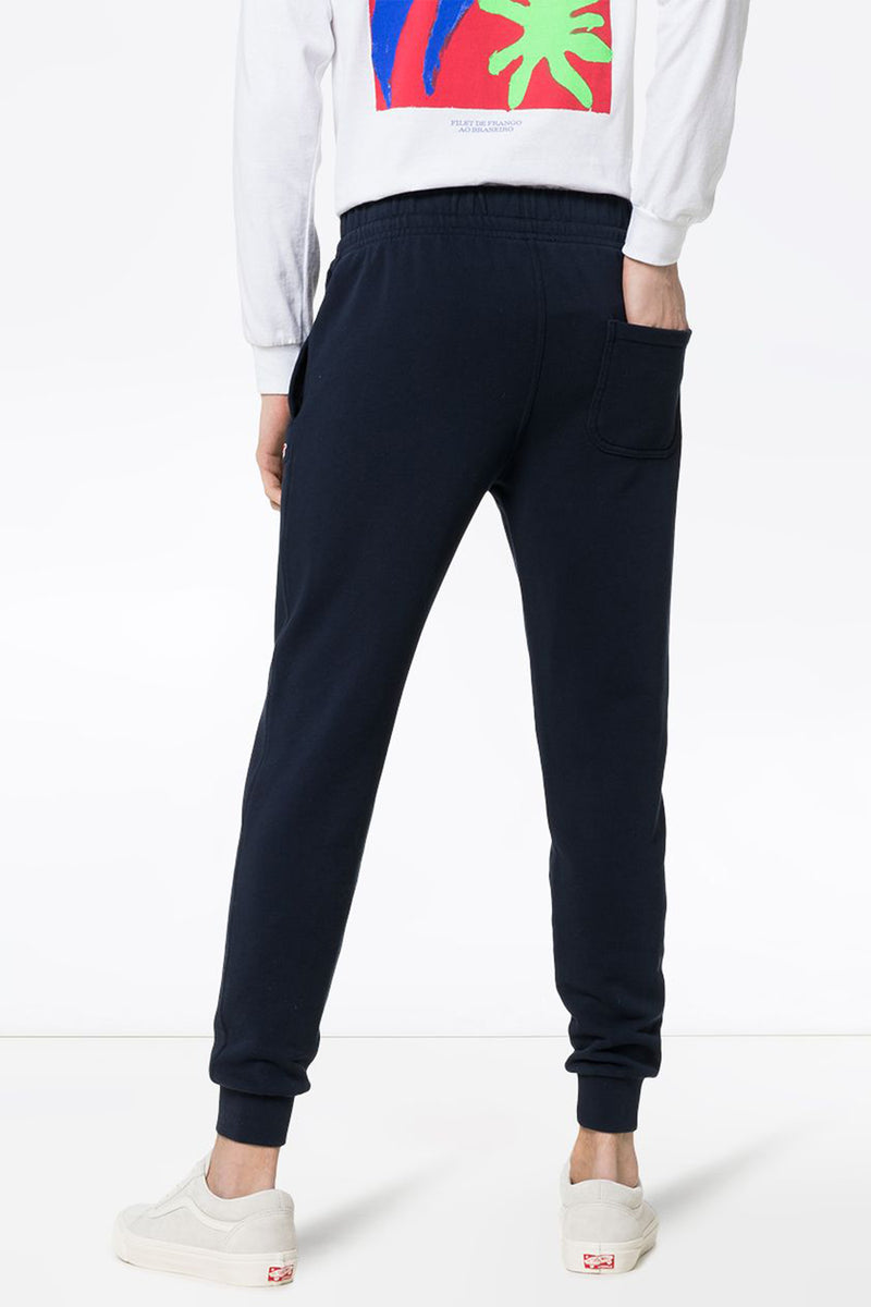 Classic Jog Pant Tricolor Fox Patch in Navy