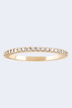 Diamond 14K Stacking Ring in Yellow Gold