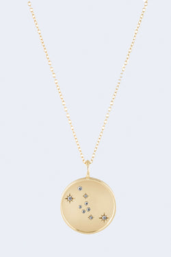 Taurus 14K Pendant Necklace in Yellow Gold